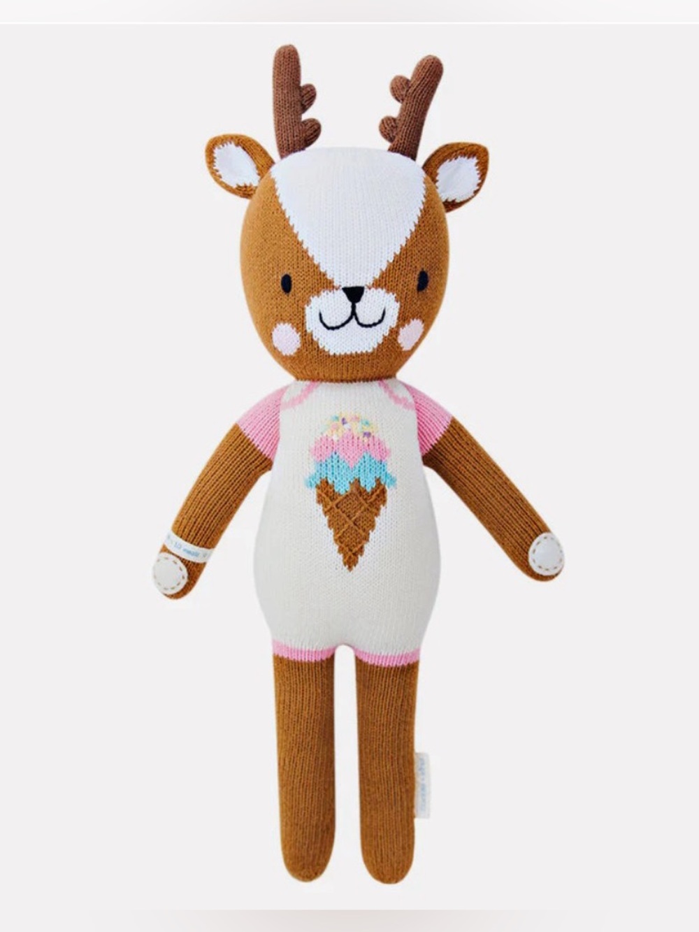 Cuddle + Kind Willow Deer 20” Hand Knit Doll | Like New